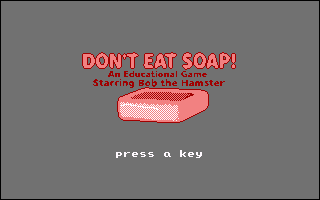 Dont eat soap - main title.png